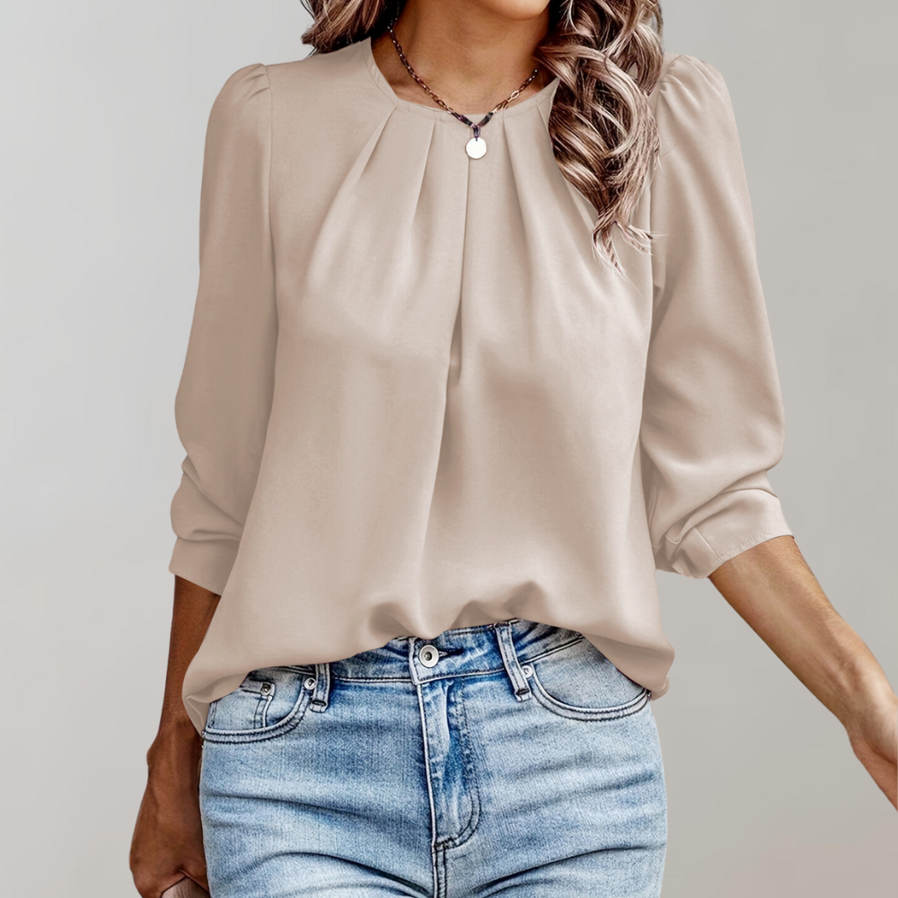 Clair | Women’s Pleated Blouse