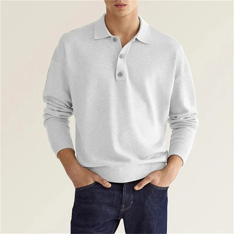 Arem | Men's Long-Sleeve Polo Shirt