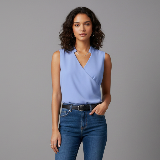 Abigail | Lightweight Chic V-Neck Tank Top