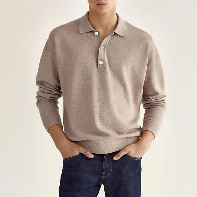 Arem | Men's Long-Sleeve Polo Shirt