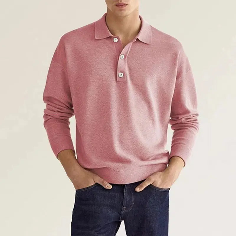 Arem | Men's Long-Sleeve Polo Shirt