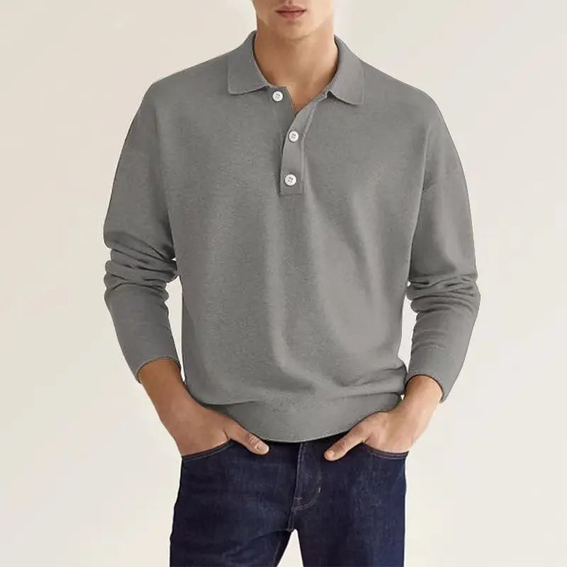 Arem | Men's Long-Sleeve Polo Shirt