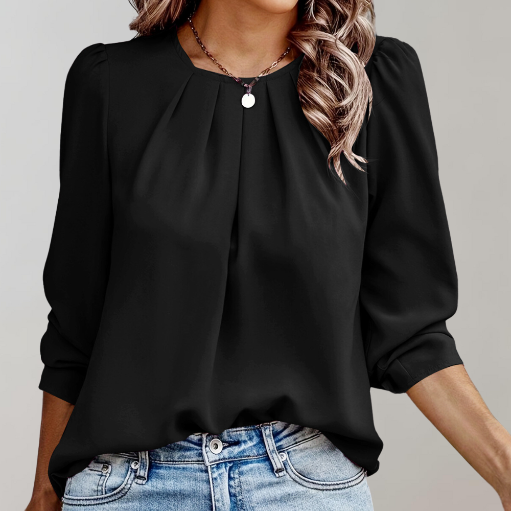 Clair | Women’s Pleated Blouse