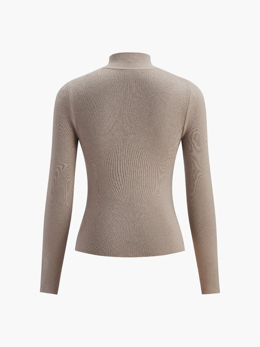 Khyril | Elegant Lightweight Mock Neck Top