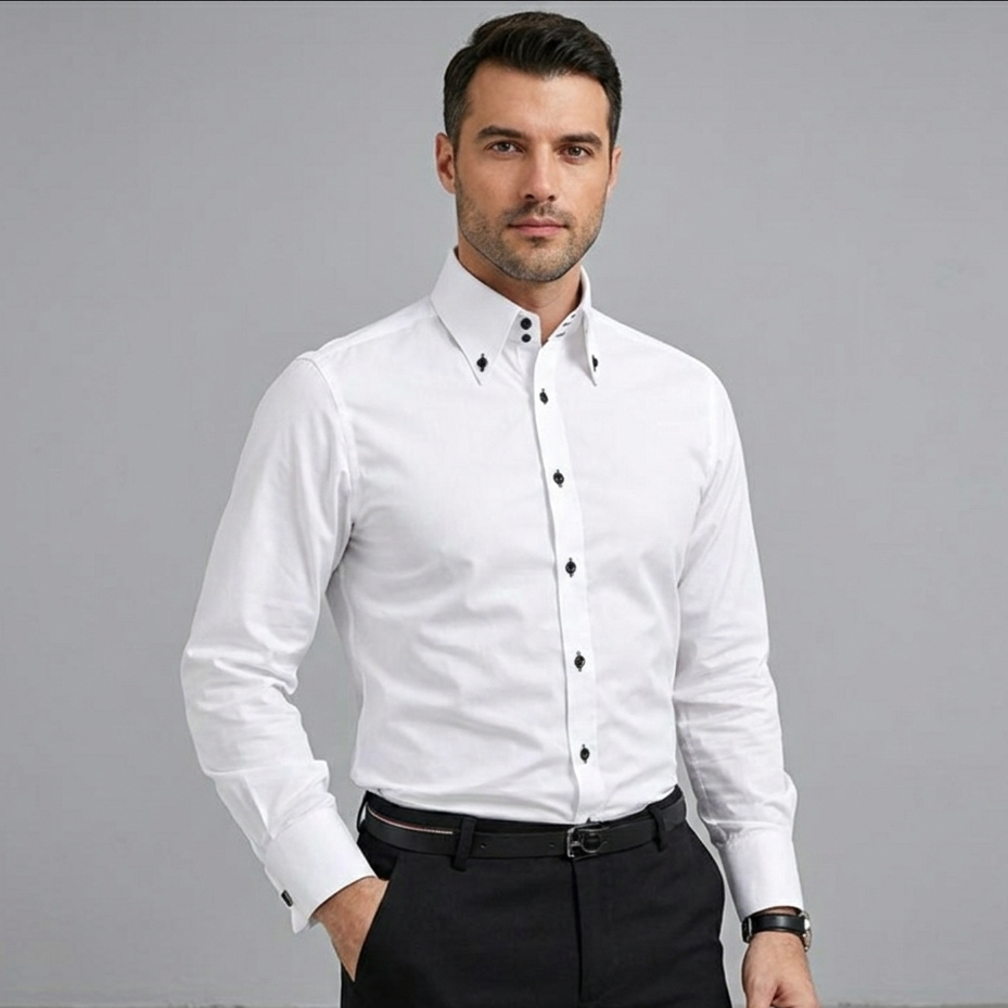 Roel | Men’s Classic Long Sleeve Dress Shirt