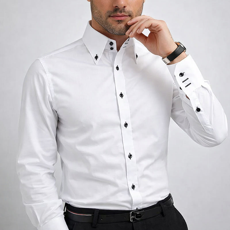 Roel | Men’s Classic Long Sleeve Dress Shirt
